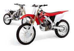 Honda CRF450X окрашивается только в красный.